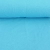 Kreativstoff Strickschlauch Bündchenstoff fein türkis 37cm Breite