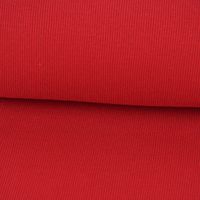 Strickschlauch Bündchenstoff grob rot  27cm Breite