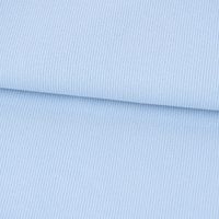 Strickschlauch Bündchenstoff grob hellblau 27cm Breite