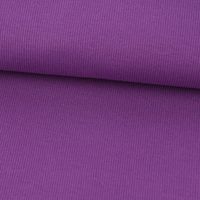 Kreativstoff Strickschlauch Bündchenstoff grob lila 27cm Breite