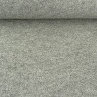 Kreativstoff Bastelfilz uni hellgrau meliert 45cm Breite 4mm Stärke
