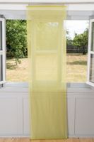 Gardine Paneele Schiebevorhang Meterware KOS grün halbtransparent 60cm Breite
