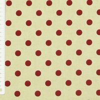 25646-Baumwollstoff-Gardinenstoff-Dekostoff-Punkte-rot_1.jpg Dekostoff Punkte rot Gardinenstoff 2.80m breit