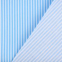 Baumwollstoff Streifen blau weiß 1.4m Breite
