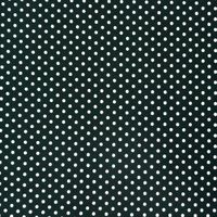 Baumwollstoff Punkte groß Ø 7mm schwarz weiß