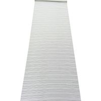 Gardinenstoff Paneele Meterware Querstreifen weiß 60cm Breite