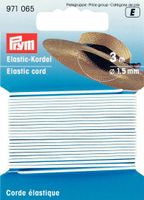 Prym 3m Elastic Kordel Gummiband 1.5 mm weiß
