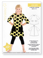 Minikrea Schnittmuster A-Linien Kleid 0-10 Jahre