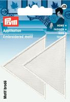 Prym Applikation Dreieck weiß 6x5cm