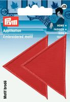 Prym Applikation Dreieck rot 6x5cm