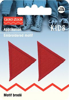 Prym Applikation Dreieck hellbraun 2 Stück 3.5x2.5cm