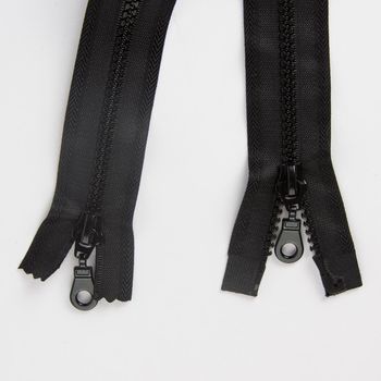 Prym Reißverschluss 2 Wege teilbar Kunststoff Col. 000 schwarz 60cm