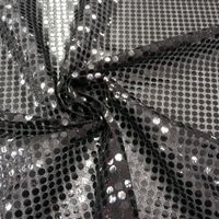 27463-Kreativstoff--Pailetten--Lurex--Stoff--schwar.jpg Kreativstoff Pailletten Lurex Stoff schwarz 6mmØ 1.1m Breite
