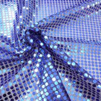 27470-Kreativstoff--Pailetten--Lurex--Stoff--blau--.jpg Kreativstoff Pailletten Lurex Stoff blau schwarz 6mmØ 1.1m Breite