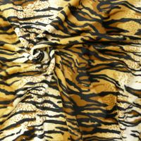 Plüsch Velour Fellstoff Fellimitat Kunstfell Stoff Tierfell Tiger