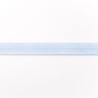 Schrägband Gummi elastisch hellblau 1.5cm