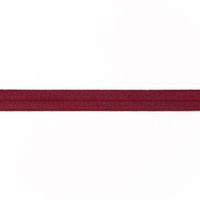 Schrägband Gummi elastisch bordeaux 1.5cm