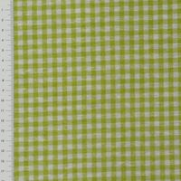 28554-Gardinenstoff-Stoff-Dekostoff-Meterware-karie.jpg Dekostoff Dobby Landhausstoff Meterware kariert lindgrün weiß 1.40m