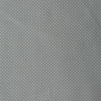 Baumwollstoff Punkte mini Ø 1mm grau weiß