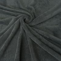 Wellness Fleece Doubleface einfarbig dunkelgrau 1.45m Breite