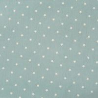 Baumwollstoff Twinkle Sterne graublau weiß Stoff