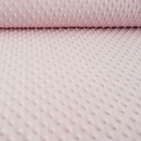 29486-Pluesch--Fell--Flausch--Stoff--Minky--dots-_2.jpg Fleece Minky dots Noppen rosa Kuschel Flausch