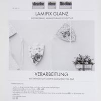 Lamifix Bügelfolie transparent glänzend 45cm Breite