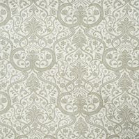 Leinen Dekostoff Meterware CELIE TOILE Ornament creme taupe