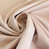 Bekleidungsstoff Meterware Lurex Melange grob rosa Glitzer 1.4m Breite