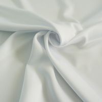 Royal Micro Satin Stoff Meterware weiß