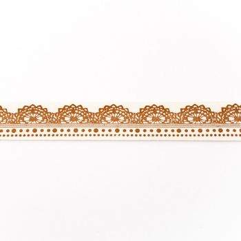 Baumwollband Ornament Meterware Breite: 2cm