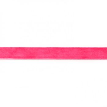 Samtband pink Meterware Breite: 15mm 100% Polyester