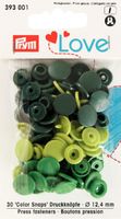 Prym Color Snaps Druckknöpfe Ø12.4mm grün Töne 30 Stück