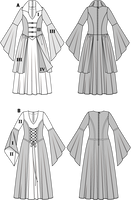 30819-BurdaSchnittmuster2405Hexe.png BurdaSchnittmuster 2405 Hexe