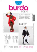 30824-BurdaSchnittmuster2415Clown---Pinguin_1.jpg BurdaSchnittmuster 2415 Clown + Pinguin