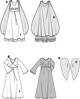 30831-BurdaSchnittmuster2437Roemerin--Engel.png Burda Schnittmuster 2437 Römerin. Engel