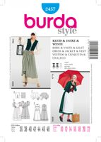 30841-BurdaSchnittmuster2457Kleid--Jacke--Weste_2.jpg Burda Schnittmuster 2457 Kleid. Jacke. Weste