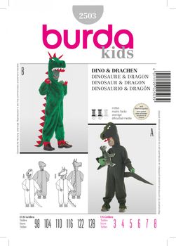 BurdaSchnittmuster2503Drache + Dino