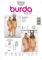 BurdaSchnittmuster5815Indianer und Indianerin