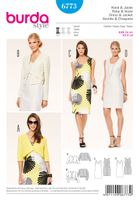 30928-Burda-Schnittmuster-6773-Kleid-Jacke.jpg Burda Schnittmuster 6773 Kleid Jacke