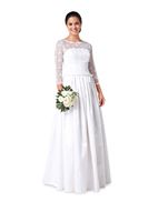 Burda Schnittmuster 6776 Brautkleid Korsagenkleid