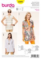 Burda Schnittmuster 6809 Bluse Tunika