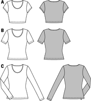Burda Schnittmuster 6820 Shirt