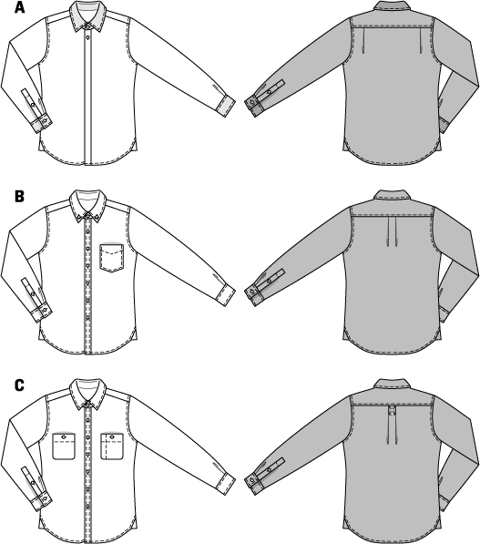 BurdaSchnittmuster6874Hemd