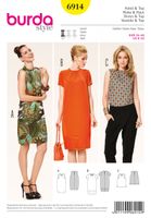 Burda Schnittmuster 6914 Kleid & Top
