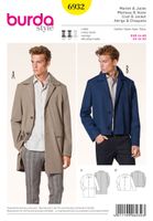 Burda Schnittmuster 6932 Mantel & Jacke