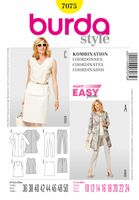 Burda Schnittmuster 7075 Kombination