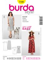 Burda Schnittmuster 7100 Kleid