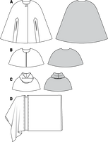 Burda Schnittmuster 7313 Cape