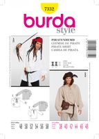 Burda Schnittmuster 7332 Piratenhemd